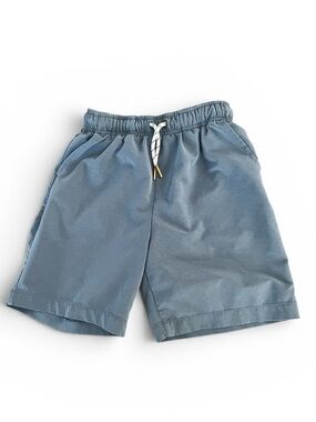 Vineyard Vines Kids Slate Blue Elastic-Waist Shorts with Drawstring